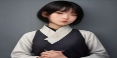 林晓雯，javbus技术总监，在服务器机房前查看运维数据，蓝色屏幕光映照下展现专业工程师的技术专注感
