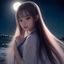 用户「深夜追番_M」的头像，短发女性在灯光昏暗的房间里使用电脑